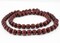 TheBeadChest 12mm Natural Round Wood Beads, Wooden Beads Loose Wood Spacer Beads for DIY Jewelry Making, 4 Sizes (8mm, 10mm, 12mm, 20mm) - Red - Cherry